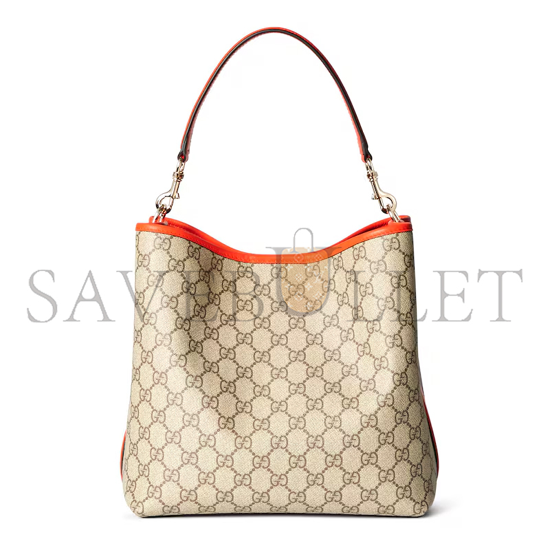 GUCCI GG EMBLEM MEDIUM BUCKET BAG 815103 (25*25*15.5cm) GUCCI GG EMBLEM MEDIUM BUCKET BAG 815103 (25*25*15.5cm)